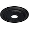 Ekena Millwork Federal Ceiling Medallion (Fits Canopies up to 8 1/2"), 15 3/8"OD x 3 5/8"ID x 1"P, Steel Gray CM15FESGS - alternate 4